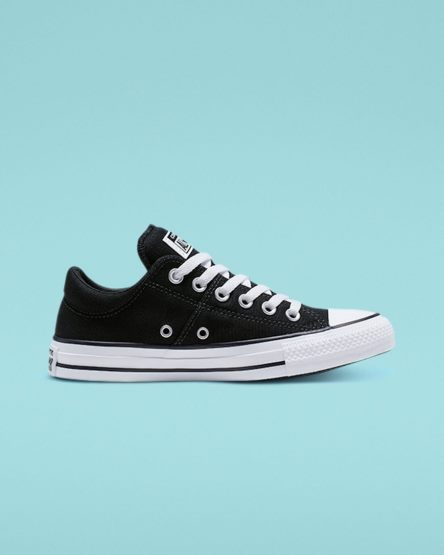 Zapatillas Bajas Converse Chuck Taylor All Star Madison Mujer Negras Blancas Negras | PE 0W4E78